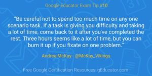 Certification Tip - Andrea McKay