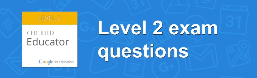 Level 2 exam questions