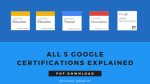 All 5 Google Certifications Explained (PDF Download)